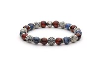 Armband Antracite Big Chic in Halbedelsteine Pietre dure B35 SCORPIO - B35 SCORPIO